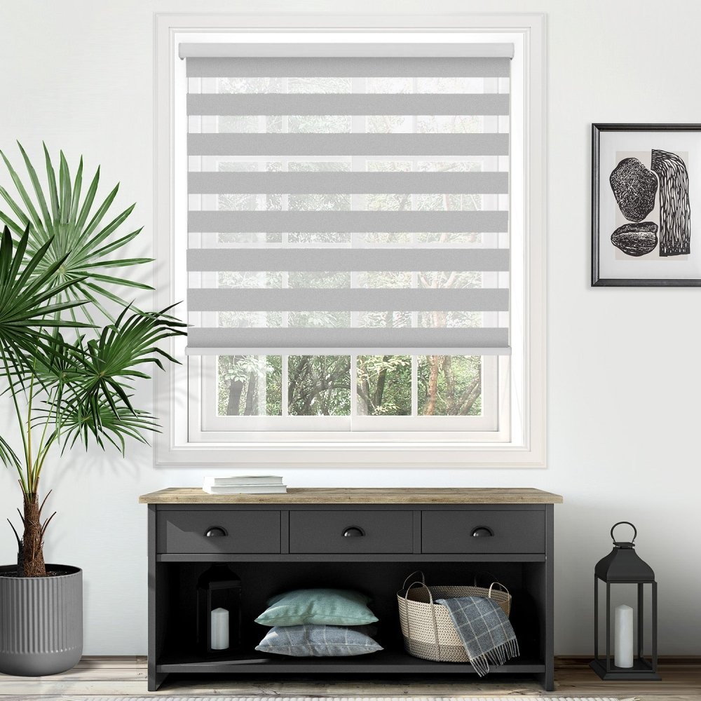 Elodie Custom Blackout and Waterproof Zebra Blinds - Deconovo US