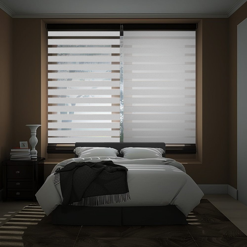 Elodie Custom Blackout and Waterproof Zebra Blinds - Deconovo US