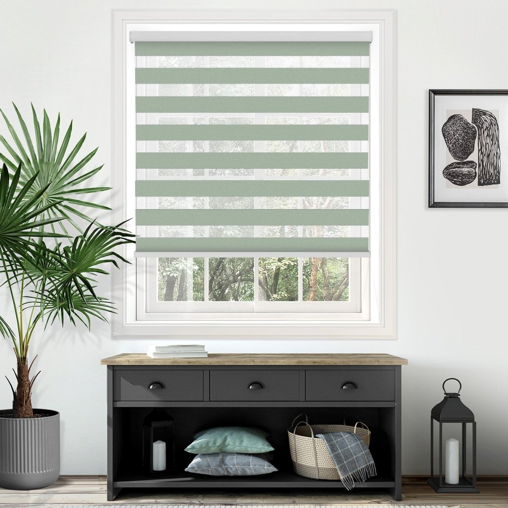 Elodie Custom Blackout and Waterproof Zebra Blinds - Deconovo US