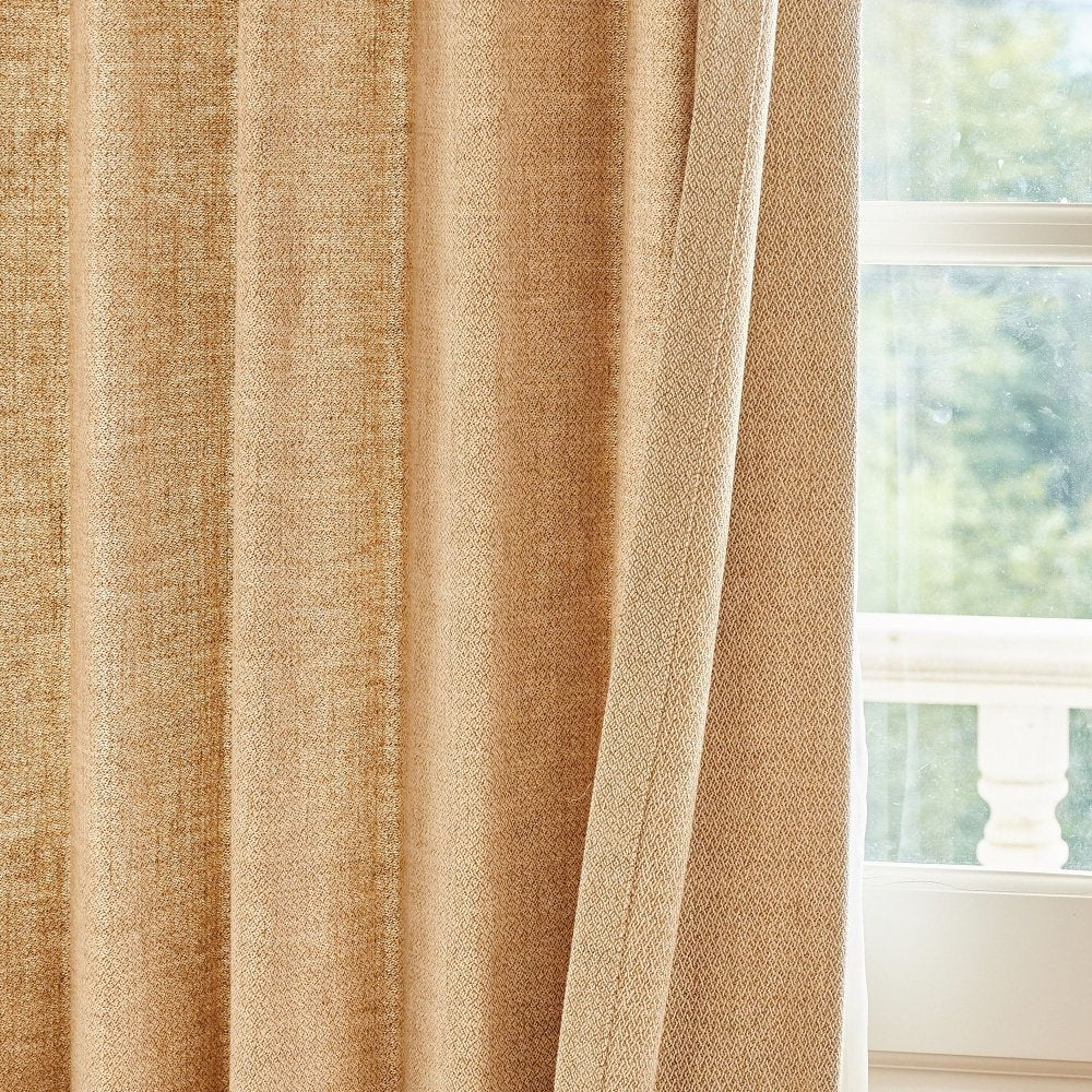 Emma Custom Wool Linen Blackout Curtains - Deconovo US