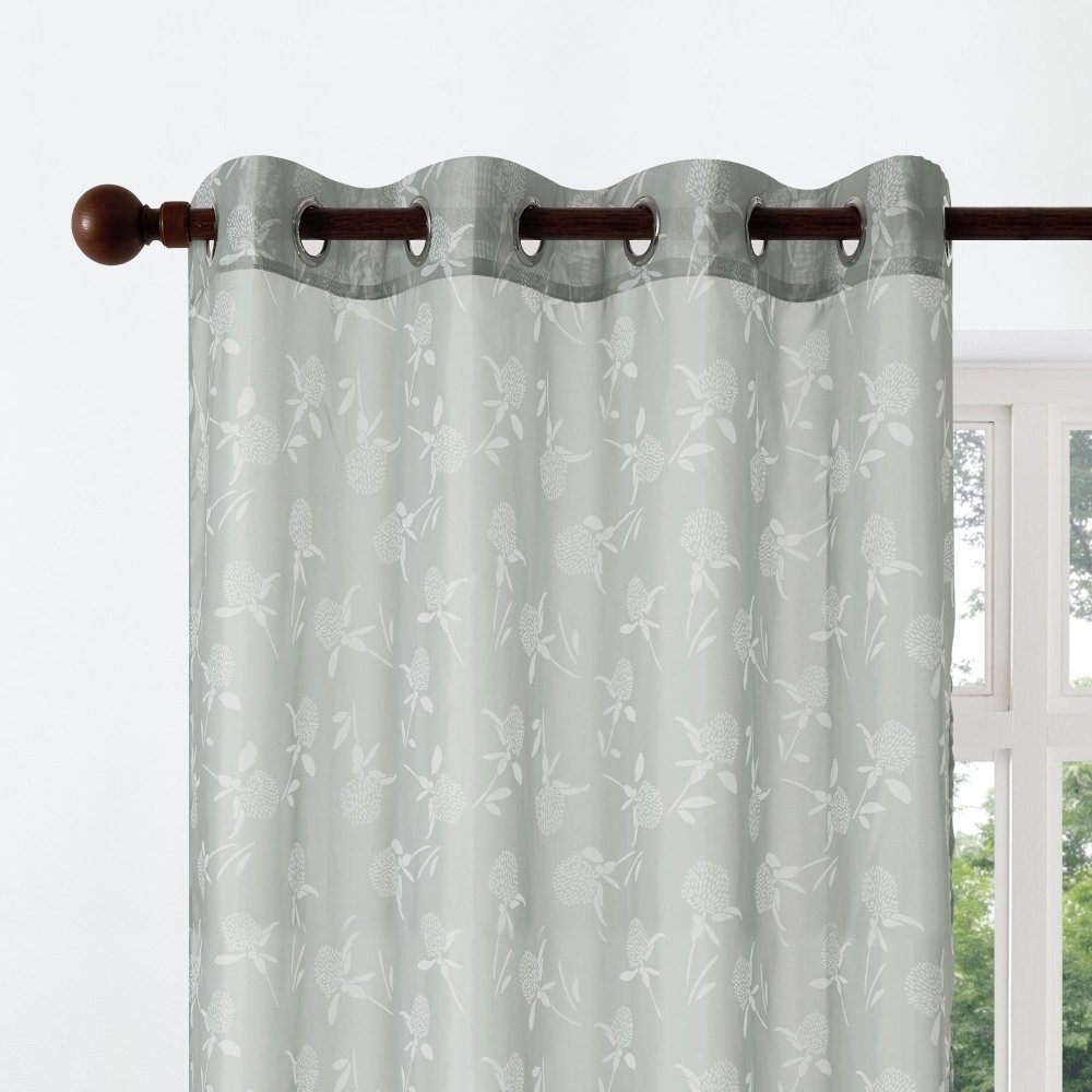 Farmhouse Happy Sheer Curtains - Deconovo US