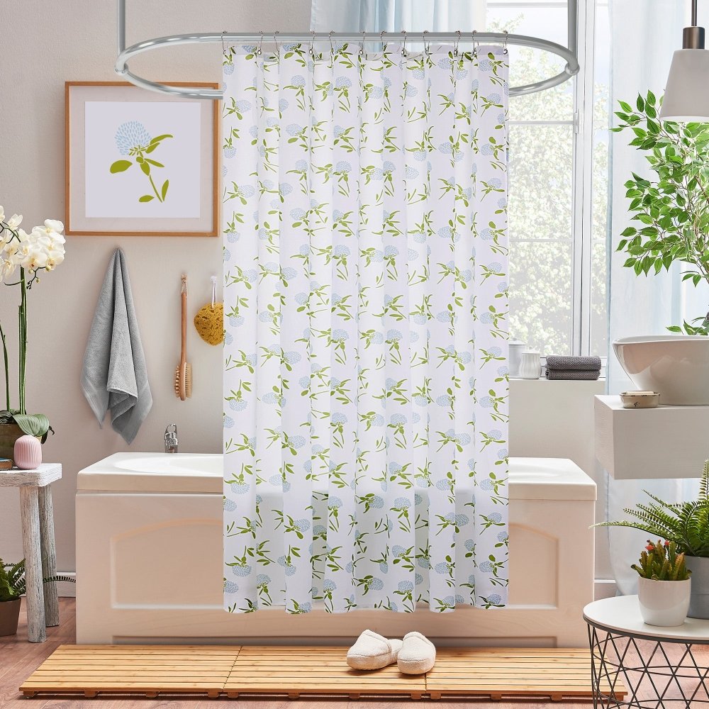 Farmhouse Happy Shower Curtains - Deconovo US