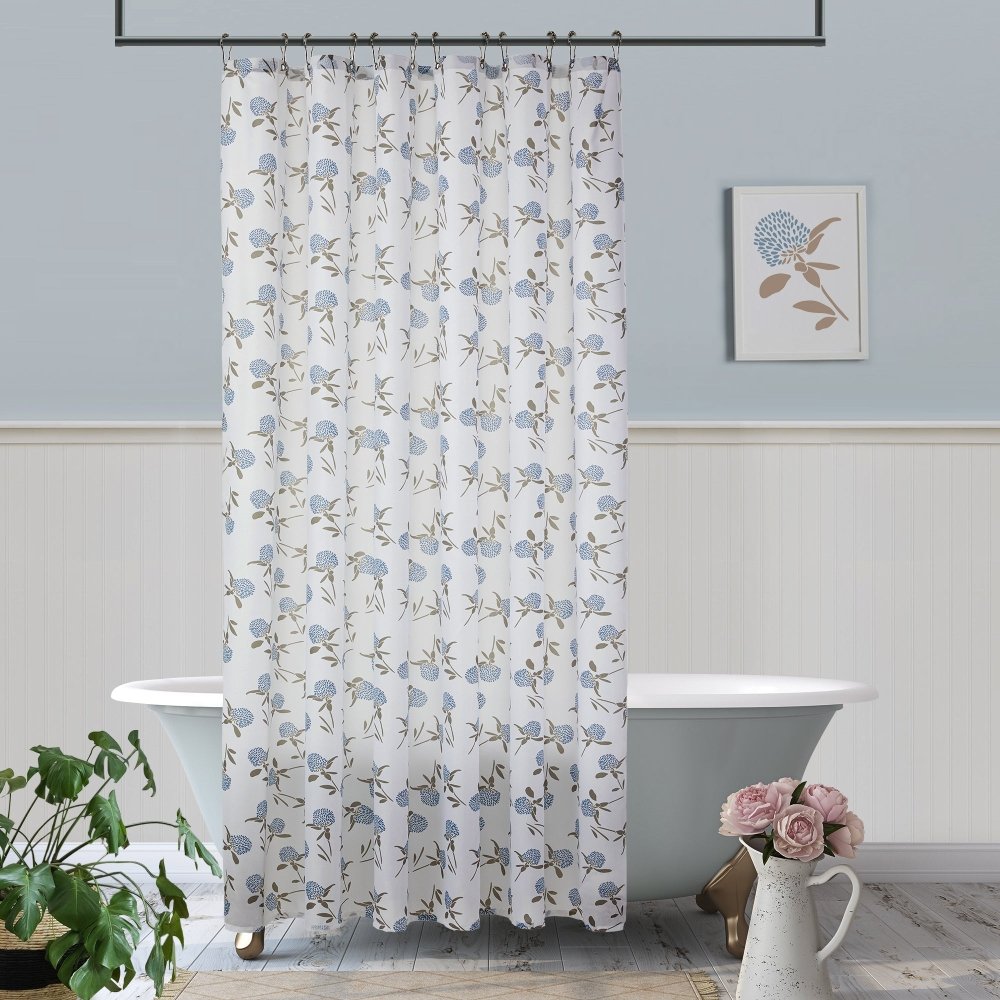 Farmhouse Happy Shower Curtains - Deconovo US