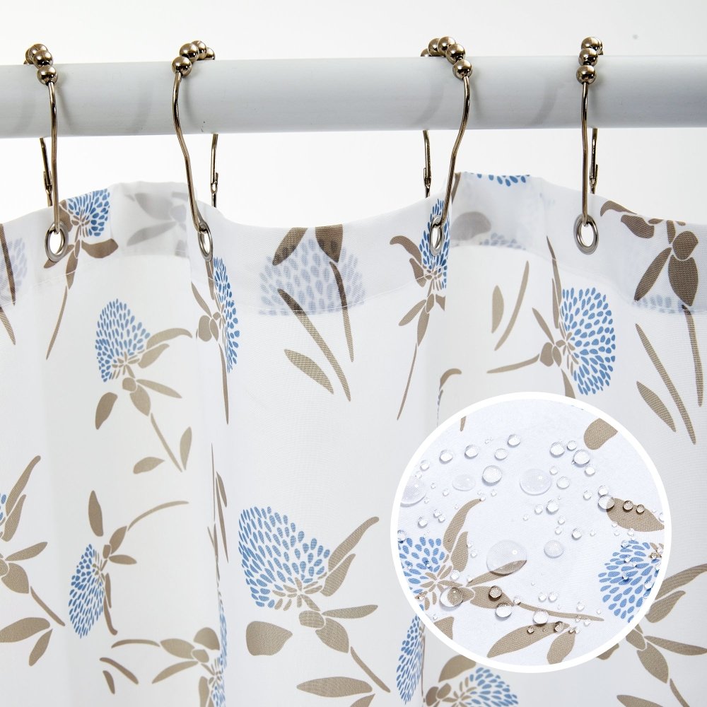 Farmhouse Happy Shower Curtains - Deconovo US