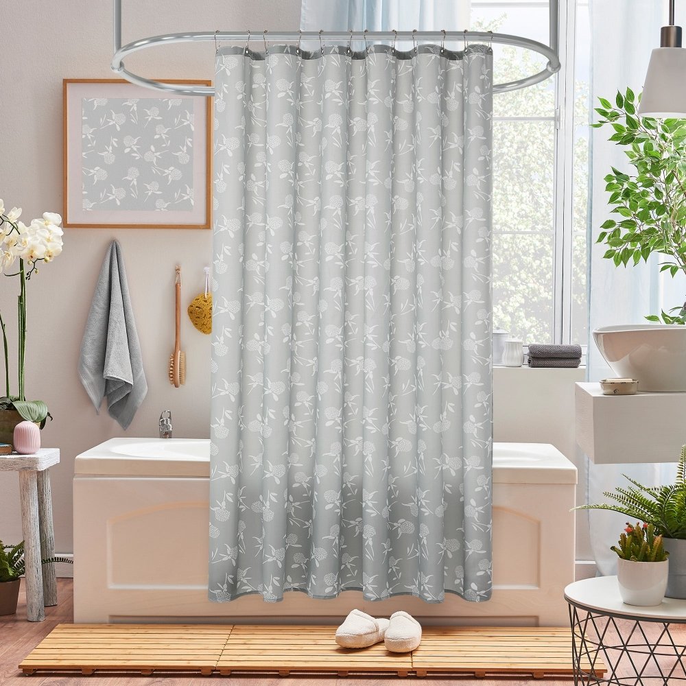 Farmhouse Happy Shower Curtains - Deconovo US