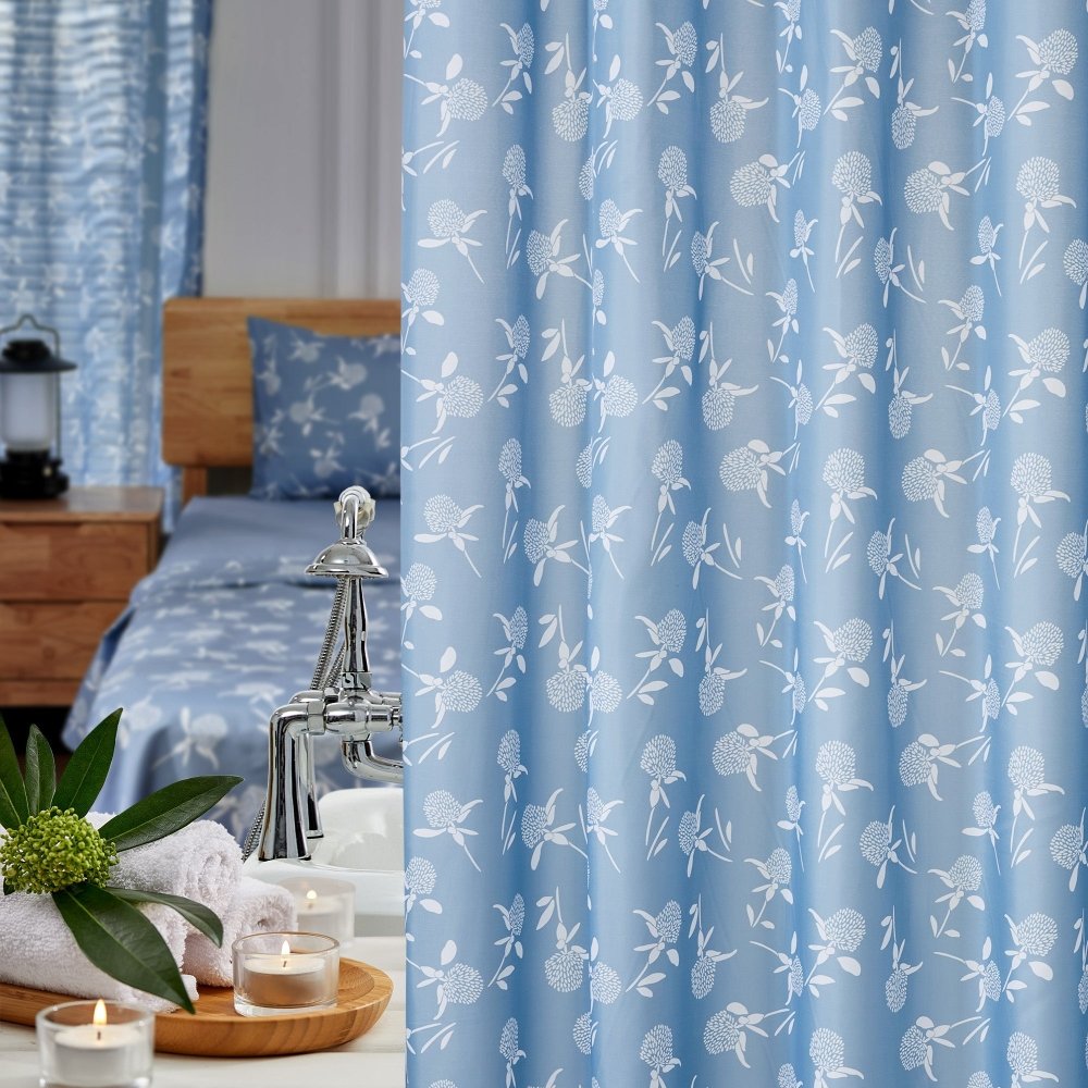 Farmhouse Happy Shower Curtains - Deconovo US