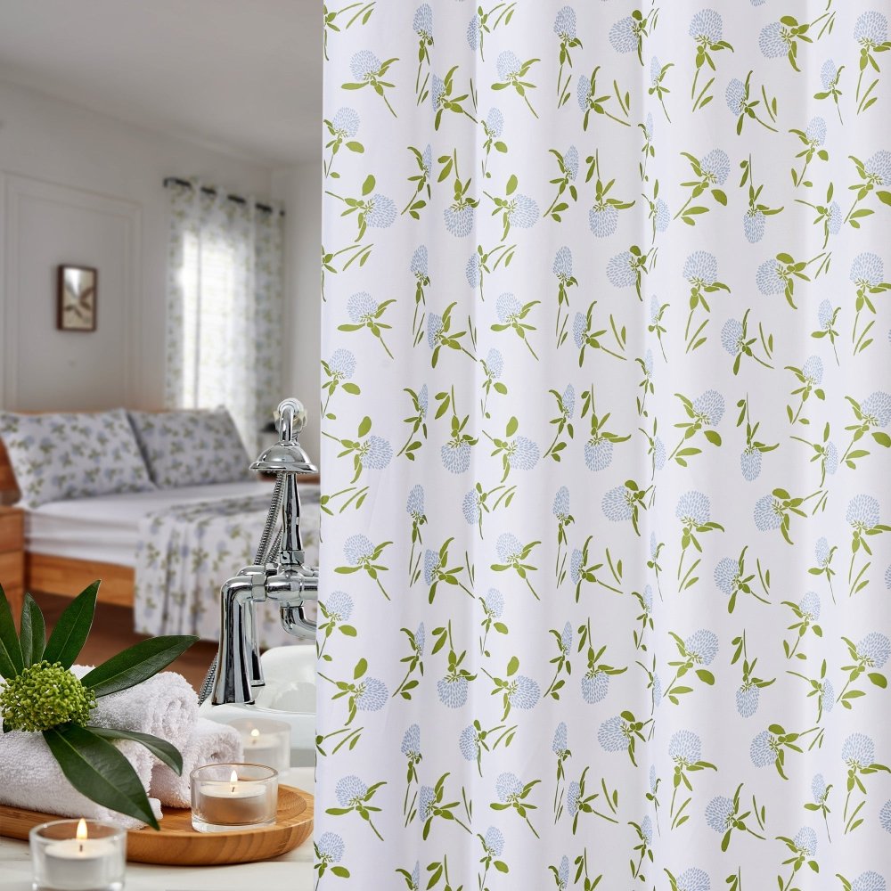 Farmhouse Happy Shower Curtains - Deconovo US