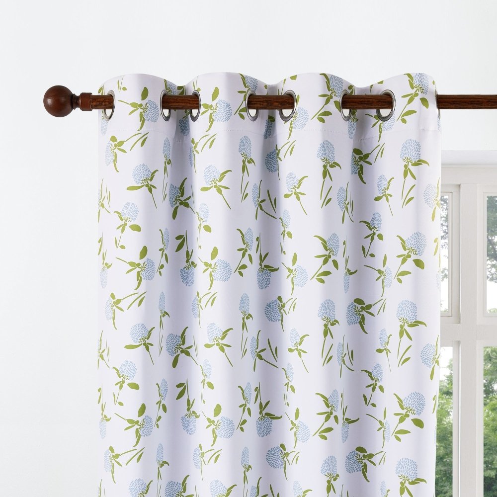 Farmhouse Happy Thermal Blackout Curtains - Deconovo US