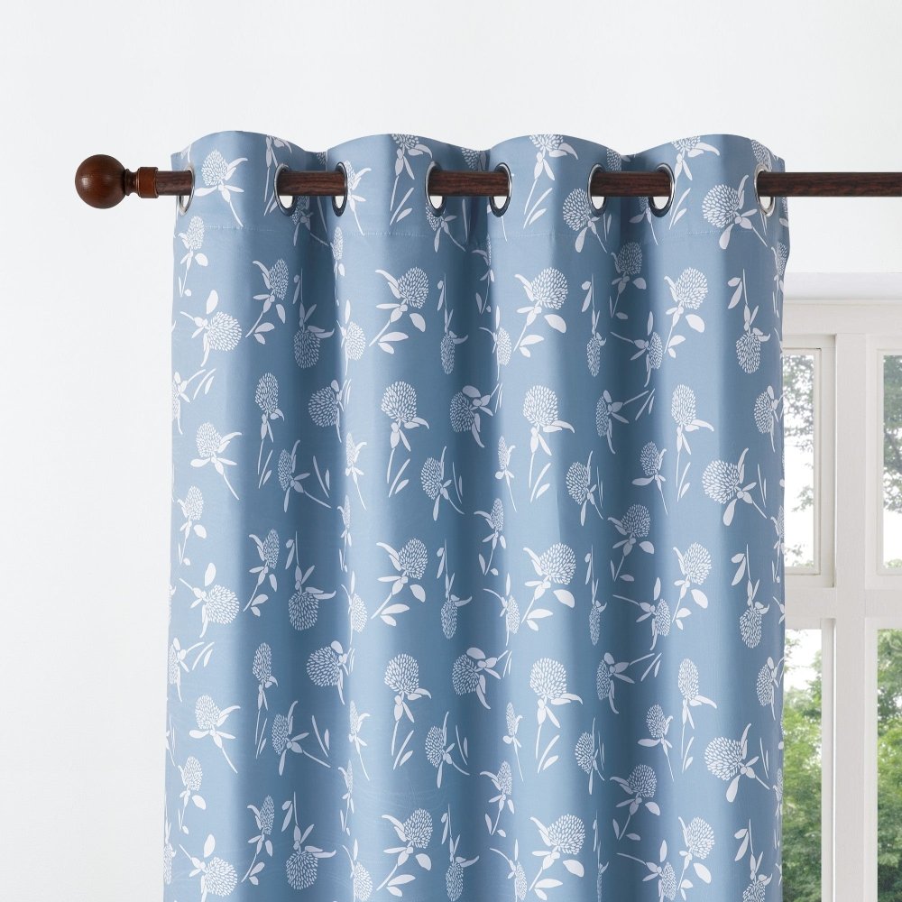 Farmhouse Happy Thermal Blackout Curtains - Deconovo US