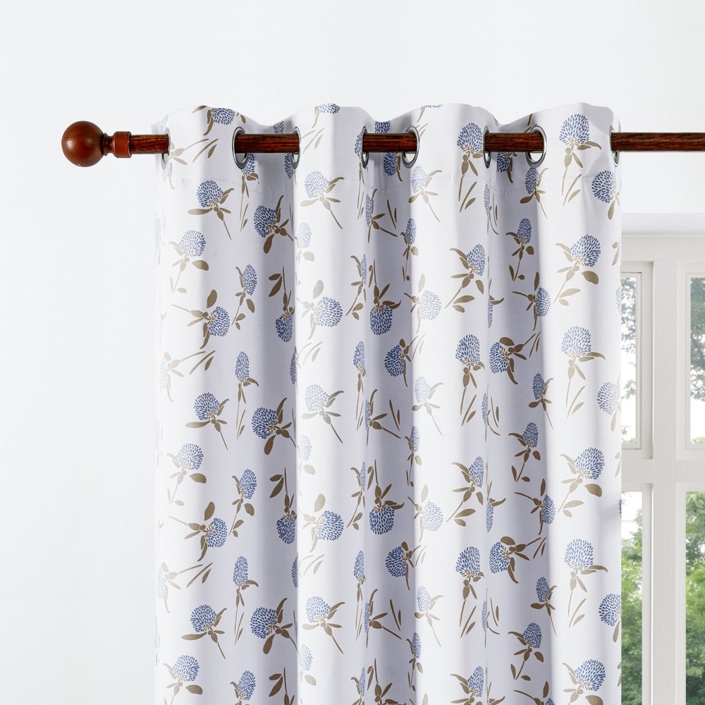 Farmhouse Happy Thermal Blackout Curtains - Deconovo US