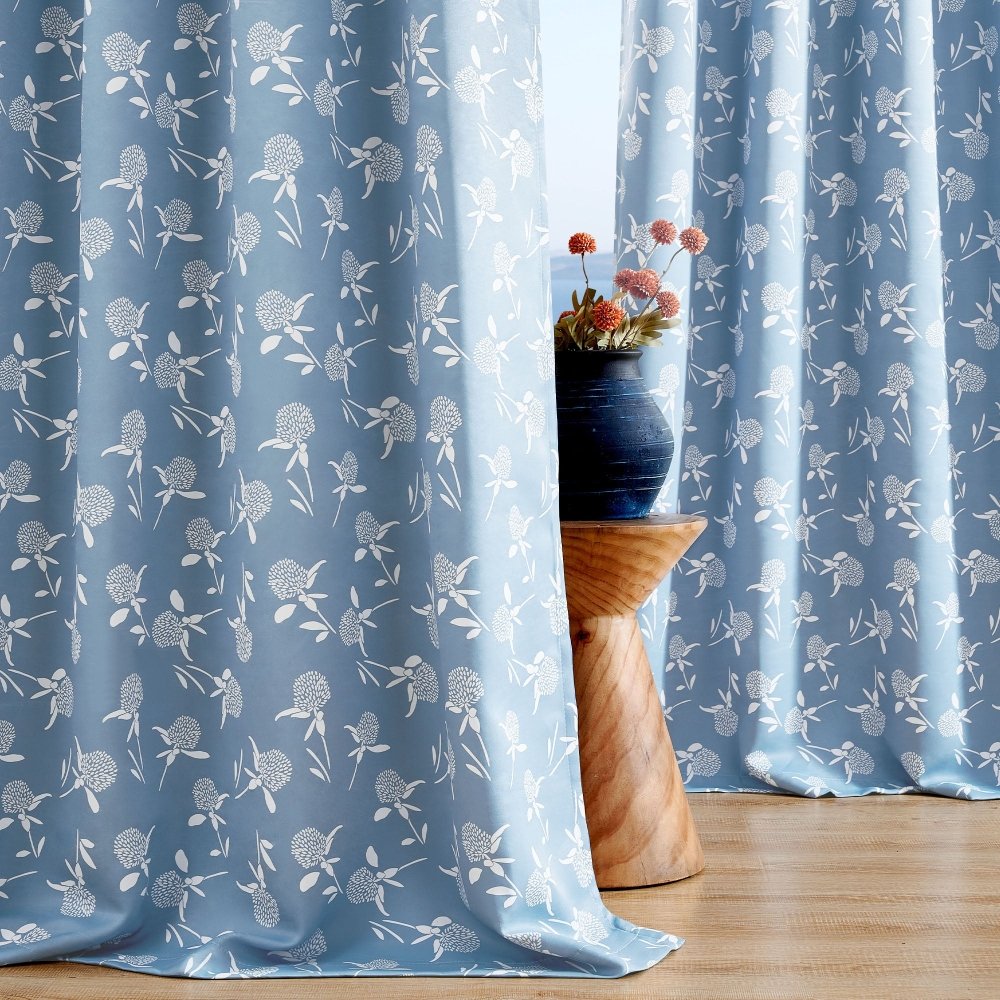 Farmhouse Happy Thermal Blackout Curtains - Deconovo US