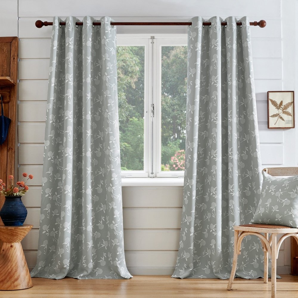Farmhouse Happy Thermal Blackout Curtains - Deconovo US