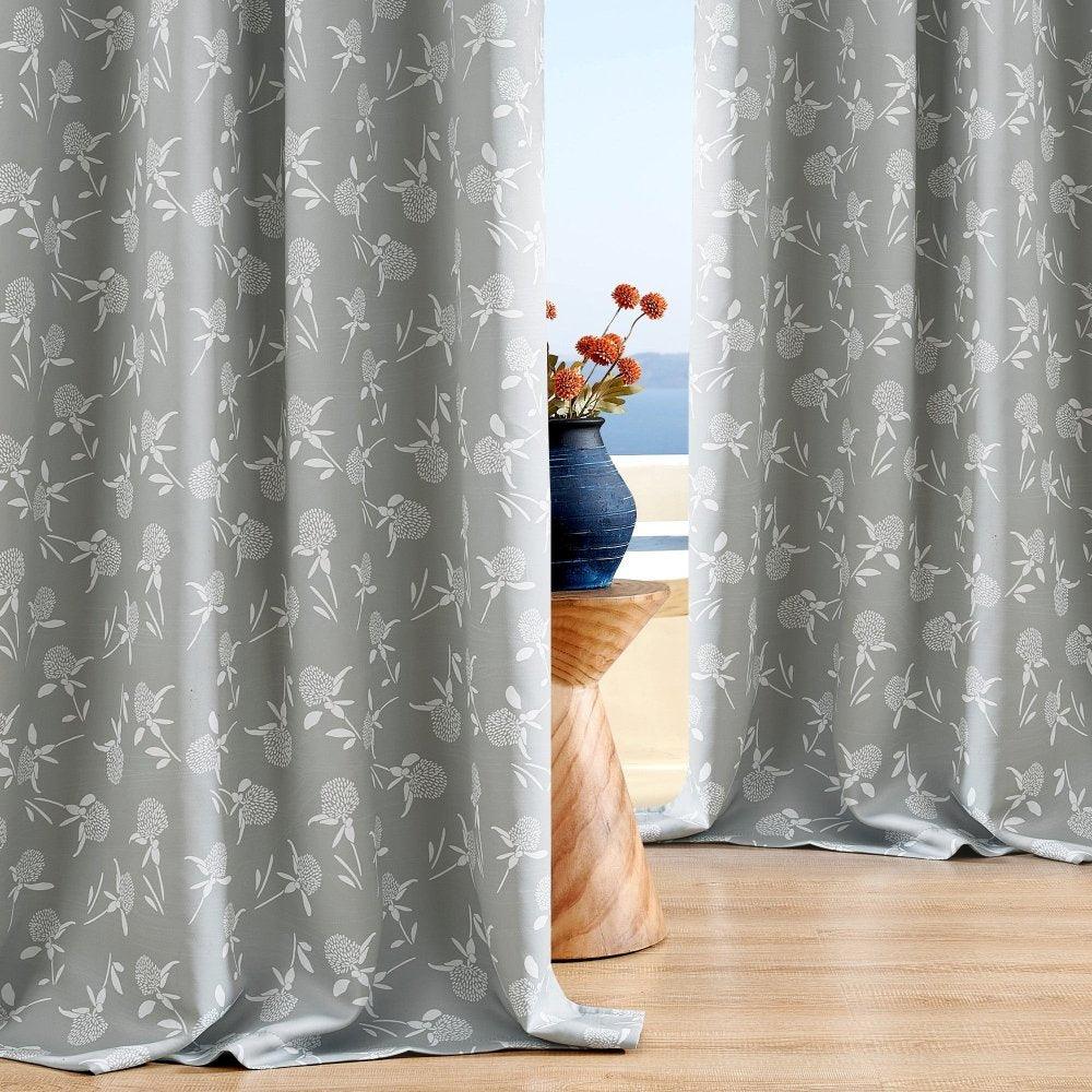 Farmhouse Happy Thermal Blackout Curtains - Deconovo US