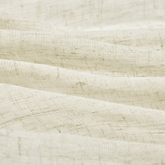 Florrie Custom Woven Linen Sheer Curtains - Deconovo US