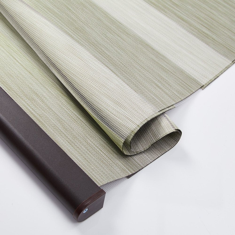 Grace Custom Linen Texture Blackout Zebra Blinds - Deconovo US