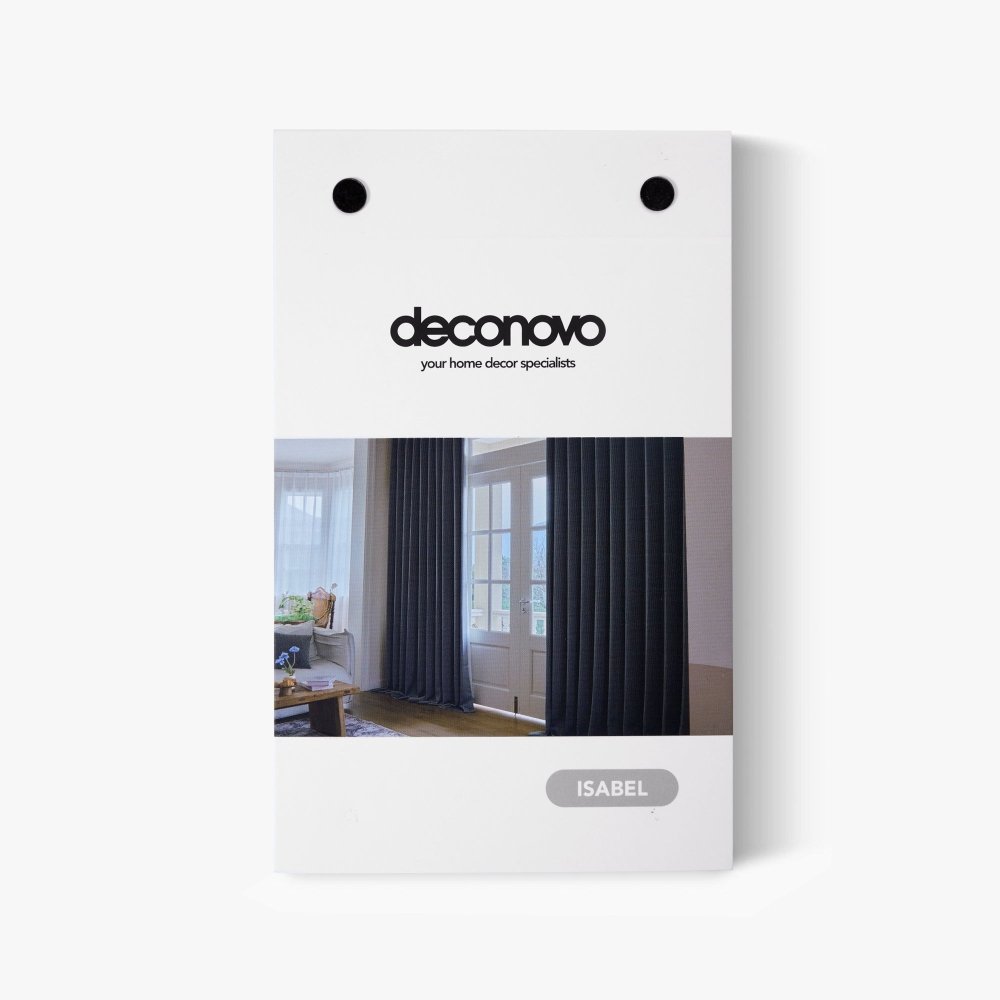 Isabel Blackout Swatches Booklet - Deconovo US