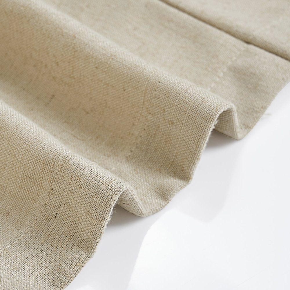 Lauretta Custom Linen Roman Shades Corded - Deconovo US