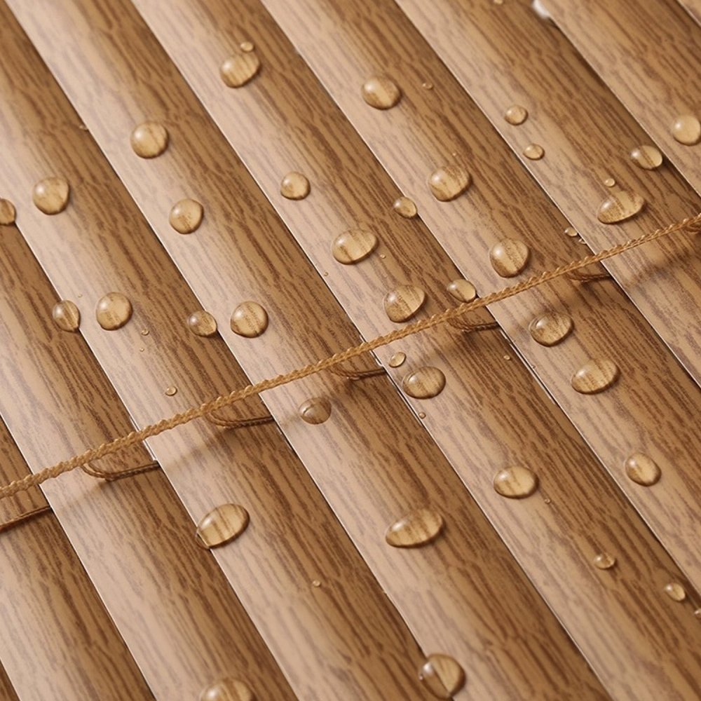 Maya Custom Wood Pattern Aluminum Venetian Blinds - Deconovo US