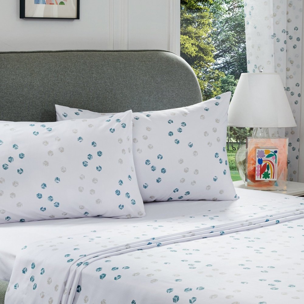Modern Cubic Play Bedding Set - Deconovo US