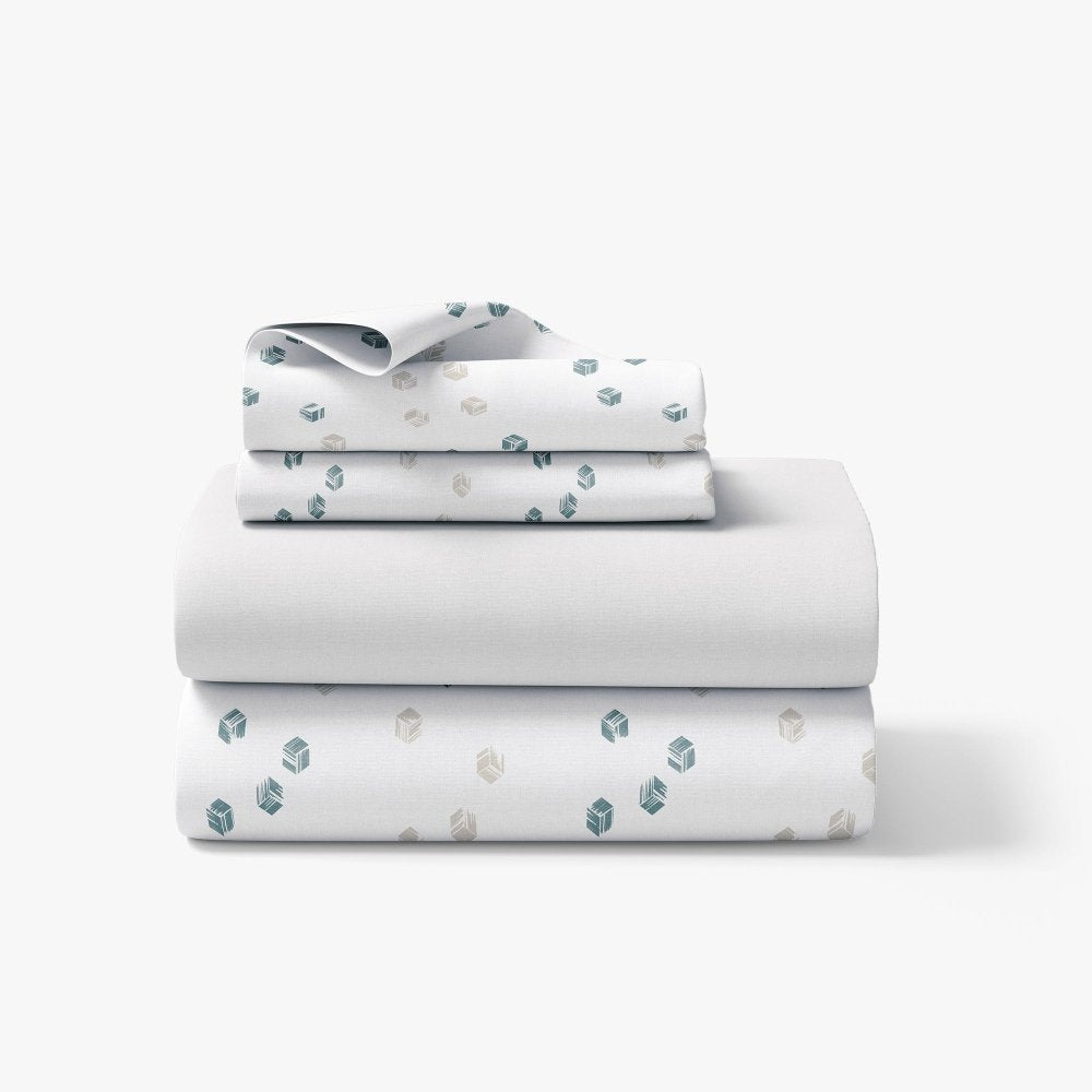 Modern Cubic Play Bedding Set - Deconovo US