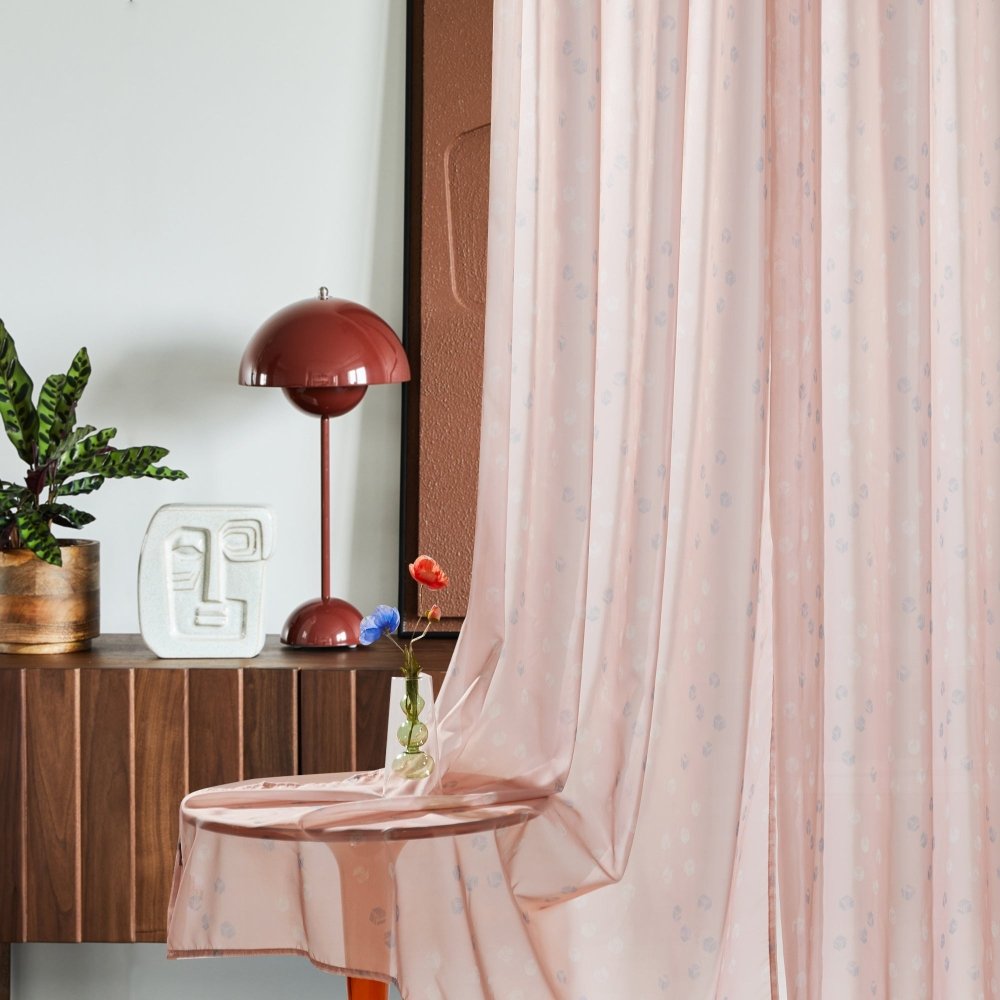 Modern Cubic Play Sheer Curtains - Deconovo US