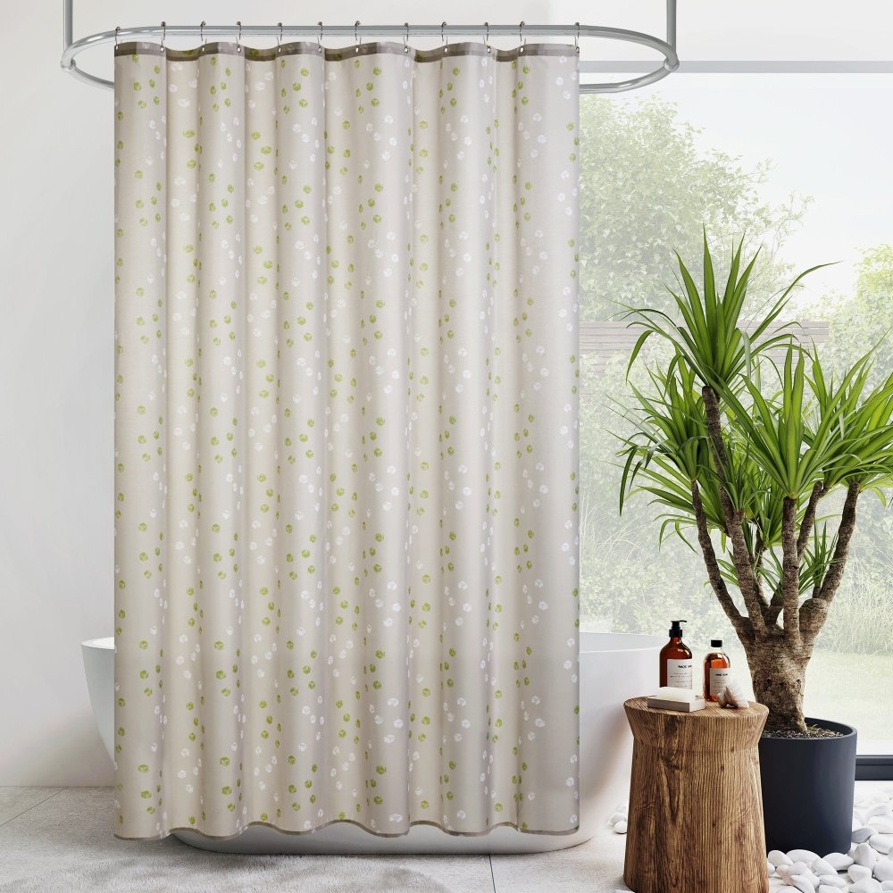 Modern Cubic Play Shower Curtains - Deconovo US