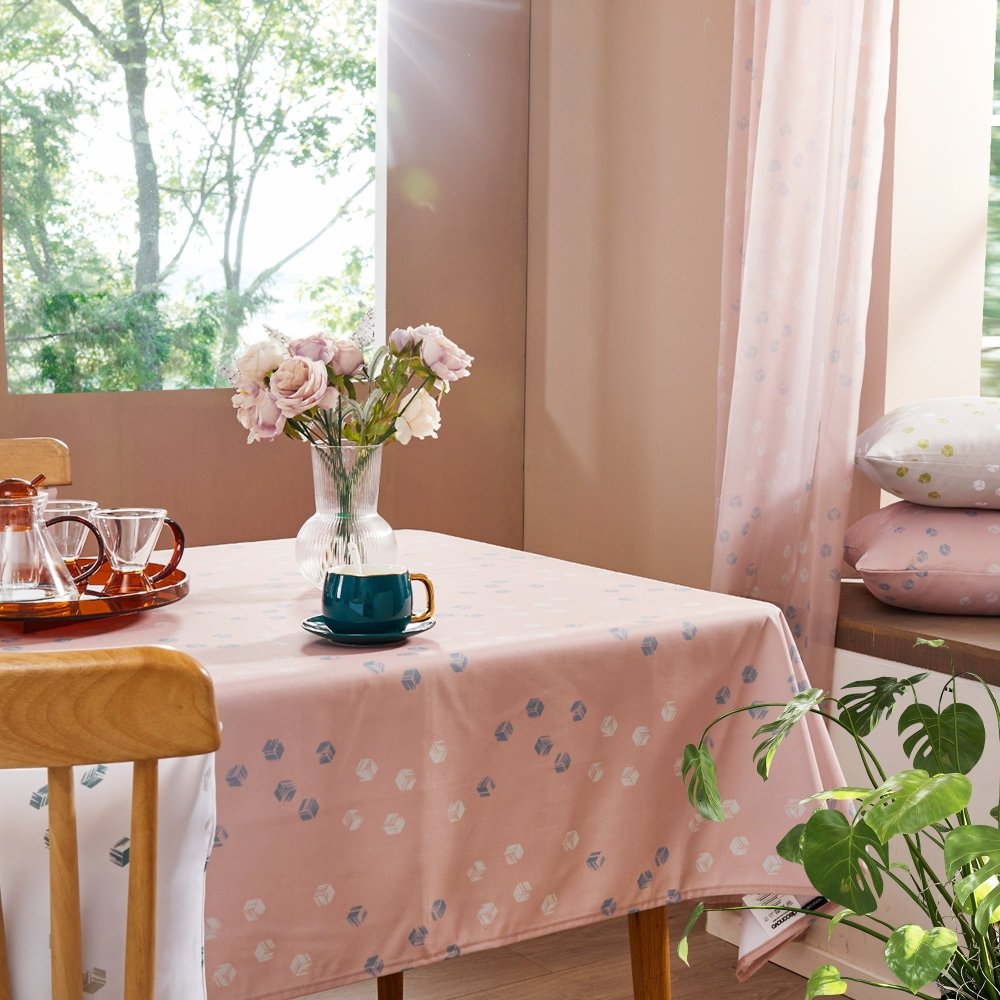 Modern Cubic Play Waterproof Tablecloth - Deconovo US
