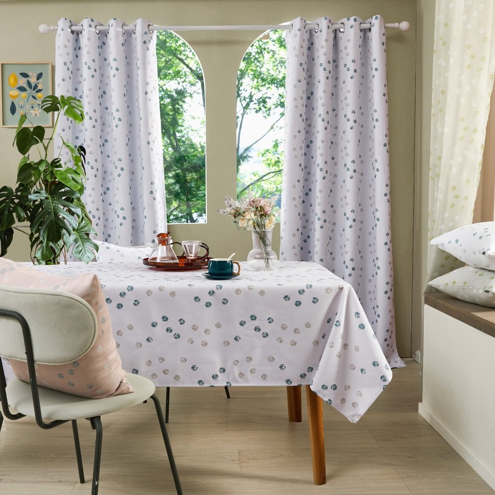 Modern Cubic Play Waterproof Tablecloth - Deconovo US