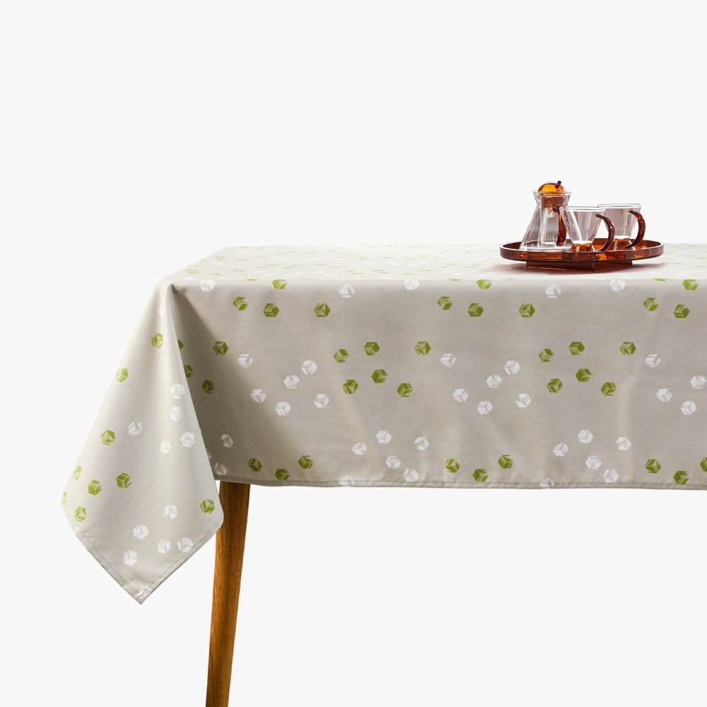 Modern Cubic Play Waterproof Tablecloth - Deconovo US