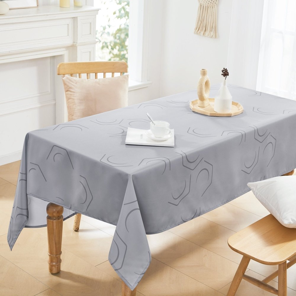 Pure Hexagon Tablecloth - Deconovo US