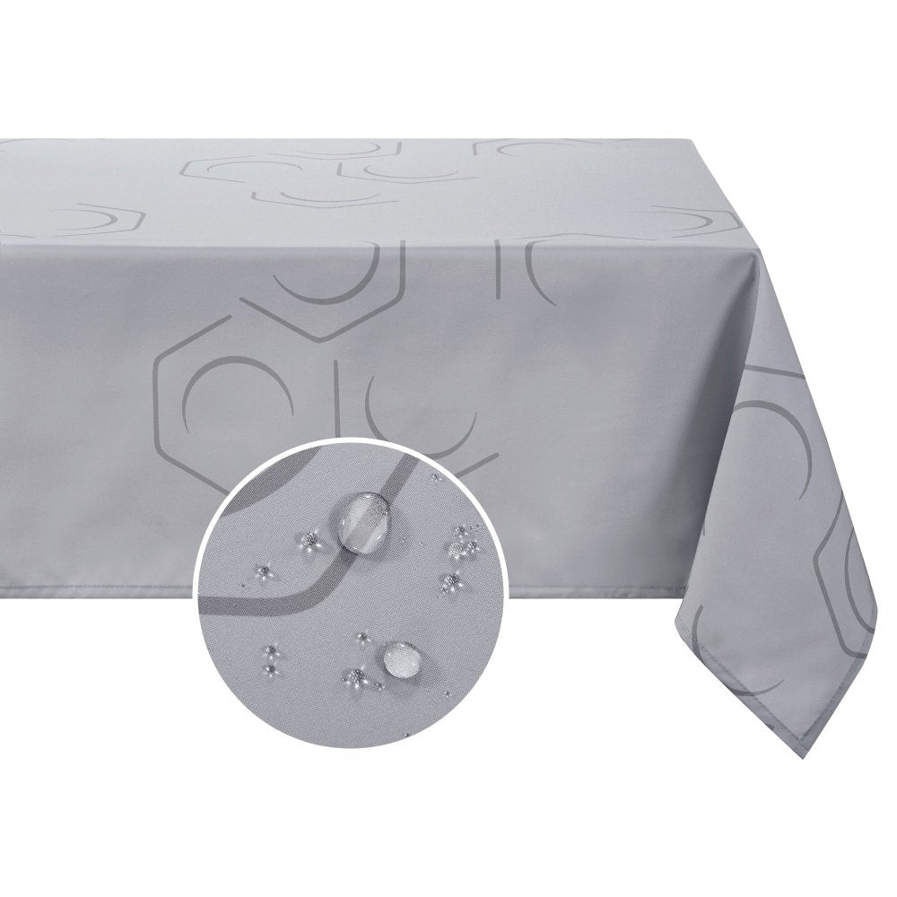 Pure Hexagon Tablecloth - Deconovo US