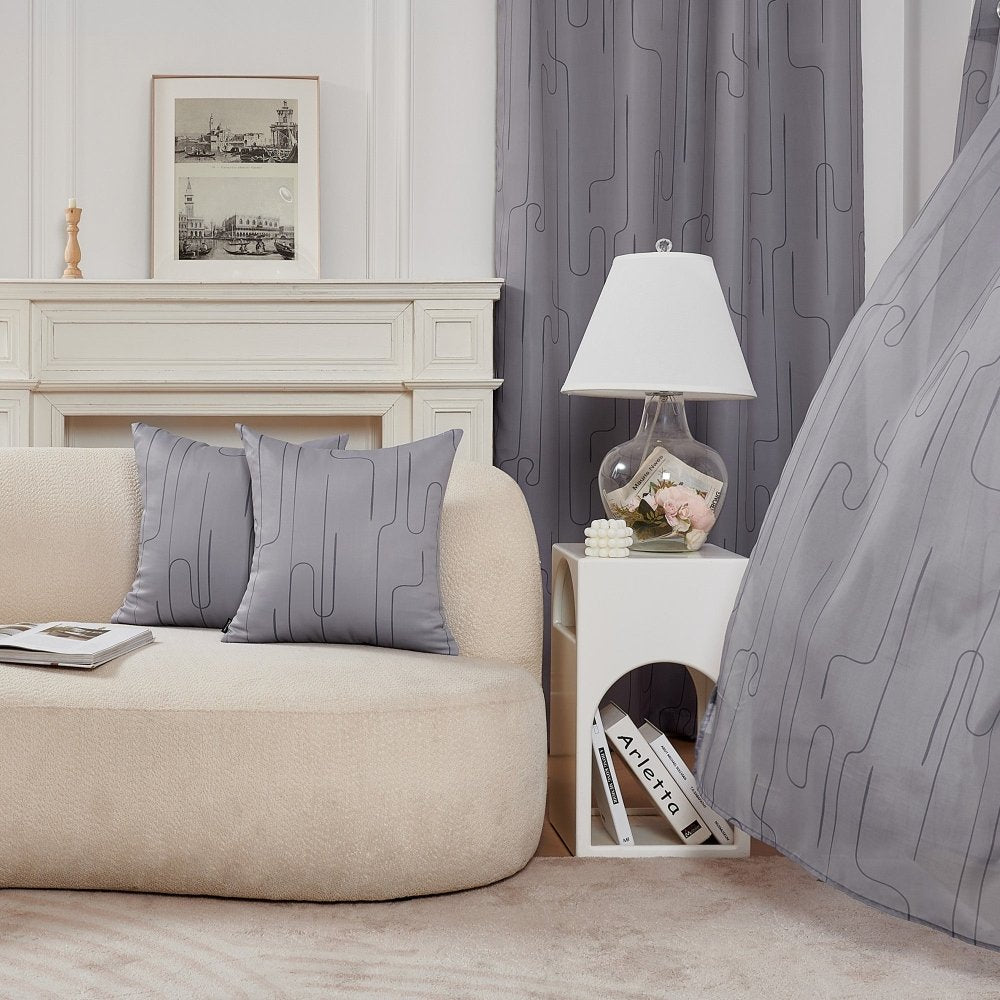 Pure Morning Haze Blackout Curtains - Deconovo US