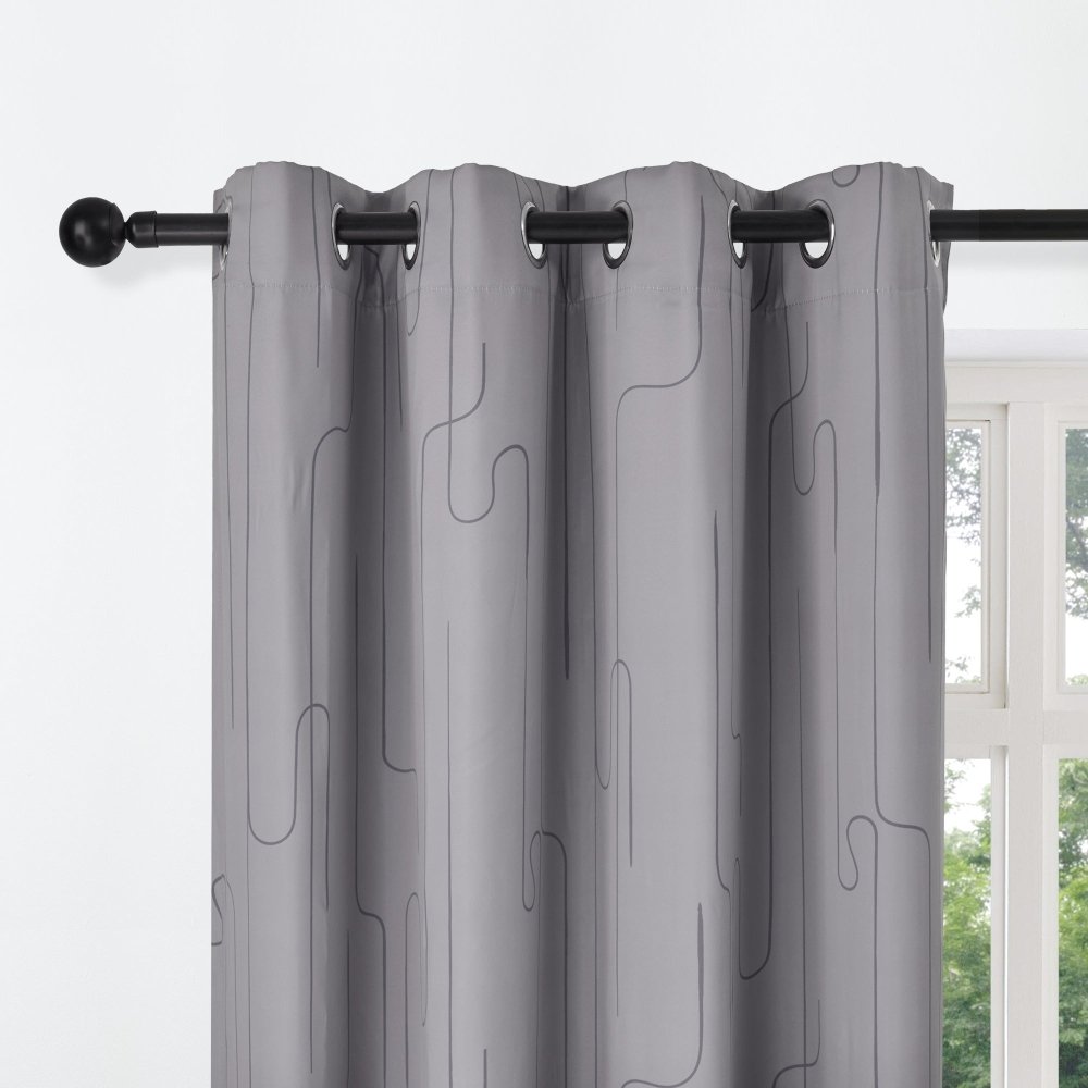 Pure Morning Haze Blackout Curtains - Deconovo US