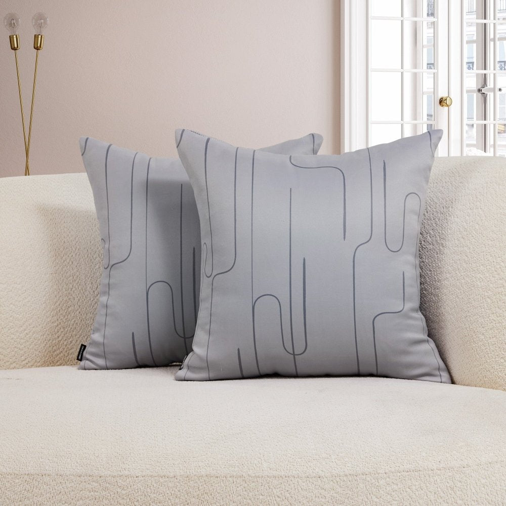 Pure Morning Haze Cushion Covers - Deconovo US