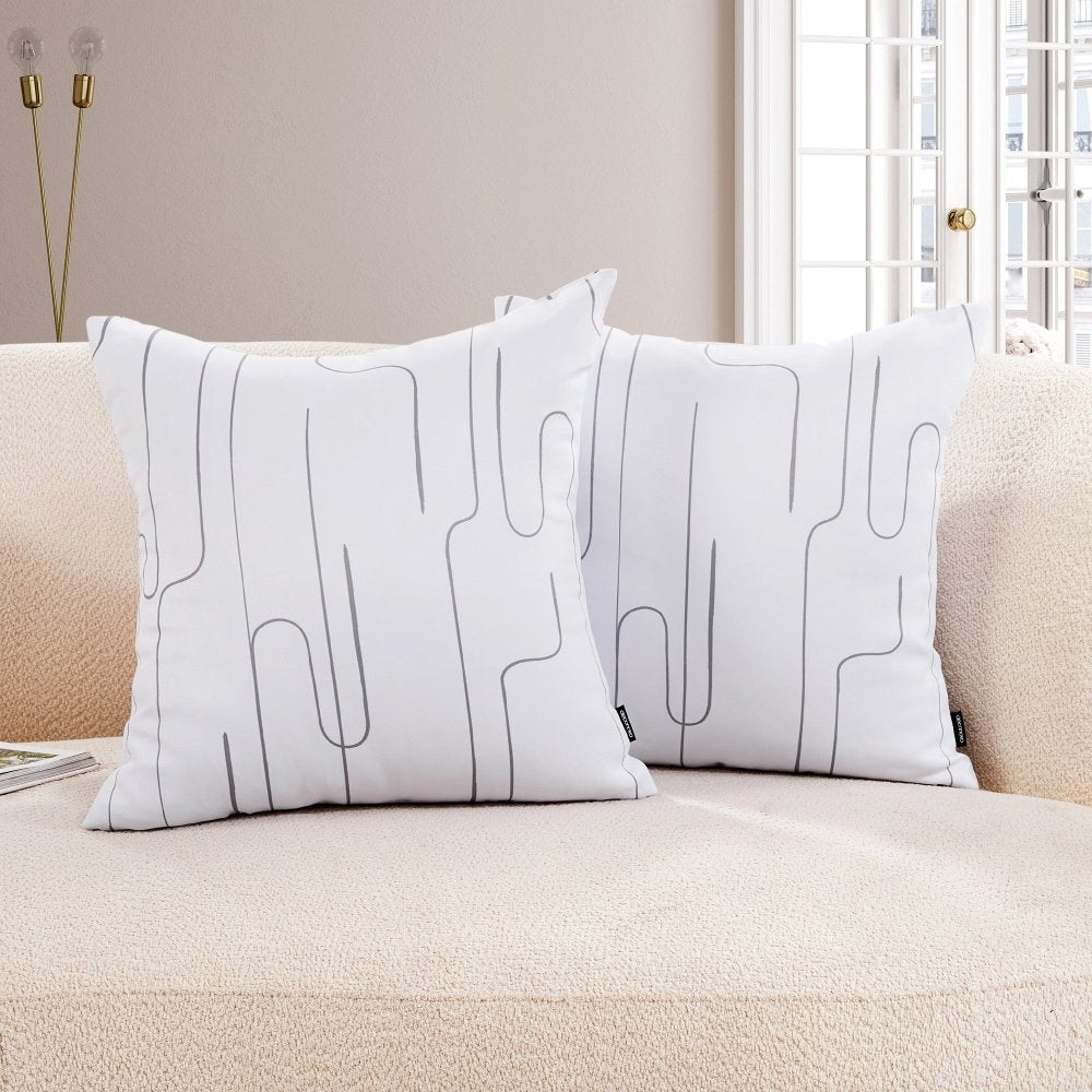 Pure Morning Haze Cushion Covers - Deconovo US