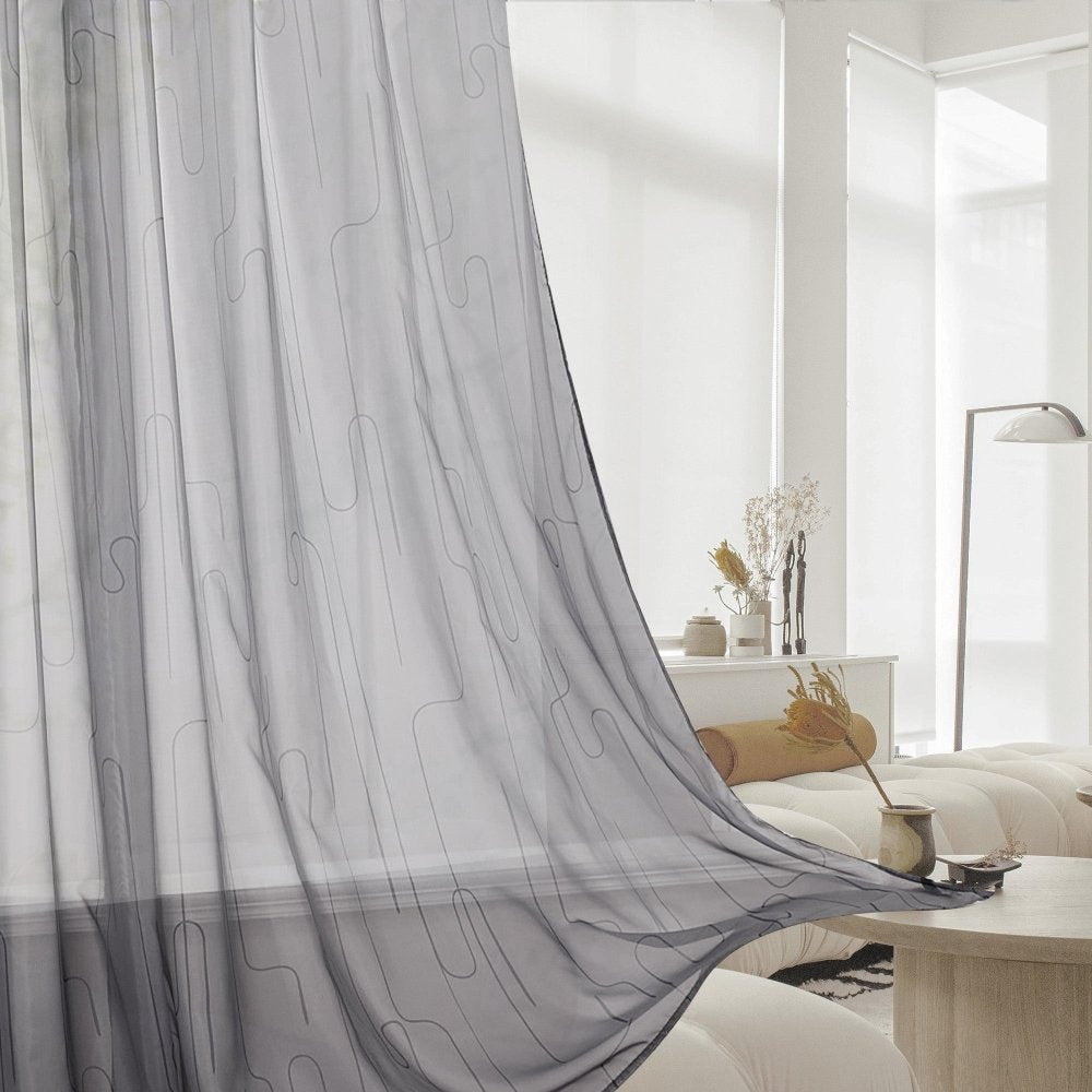 Pure Morning Haze Sheer Curtains - Deconovo US