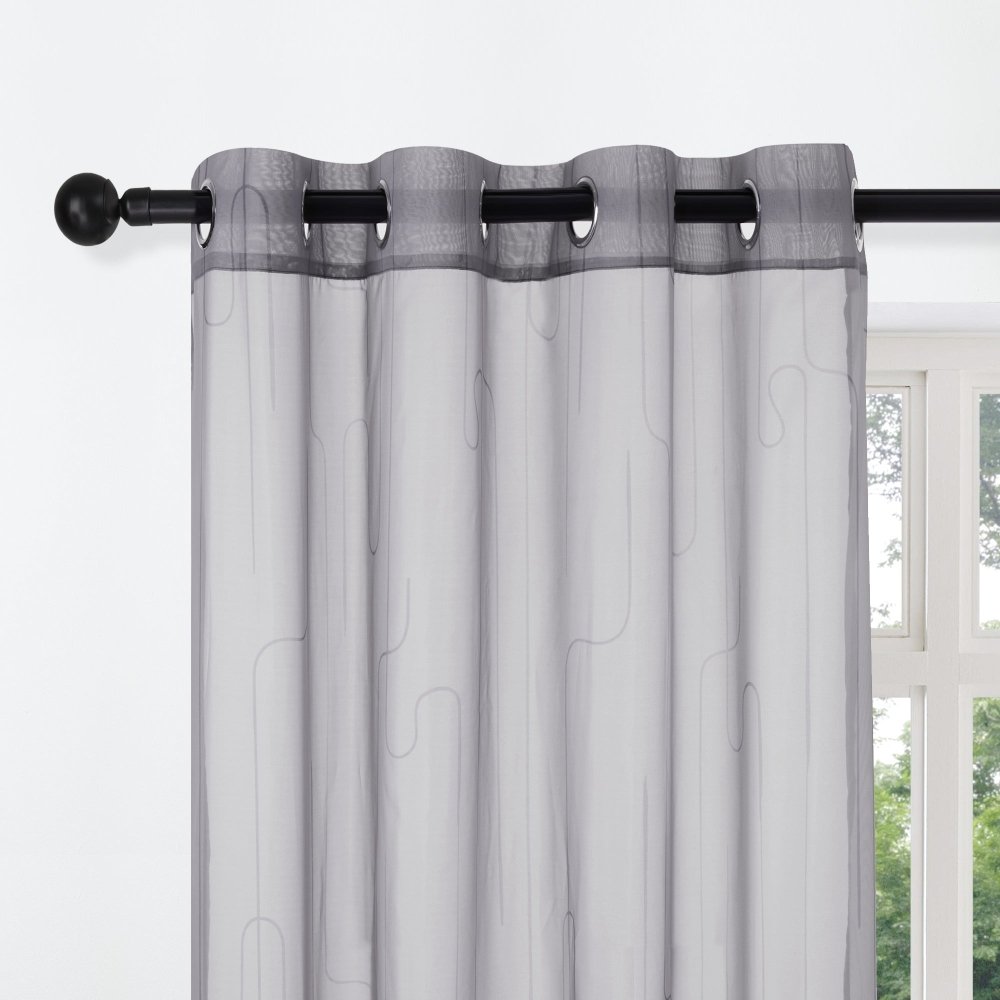 Pure Morning Haze Sheer Curtains - Deconovo US