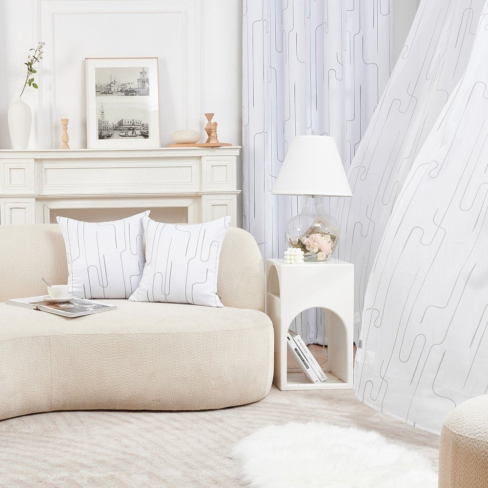 Pure Morning Haze Sheer Curtains - Deconovo US