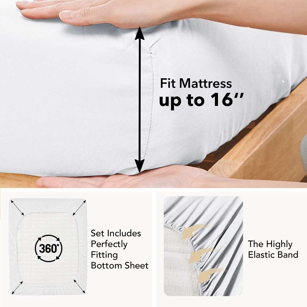 Pure Solitude Bedding Sets - Deconovo US