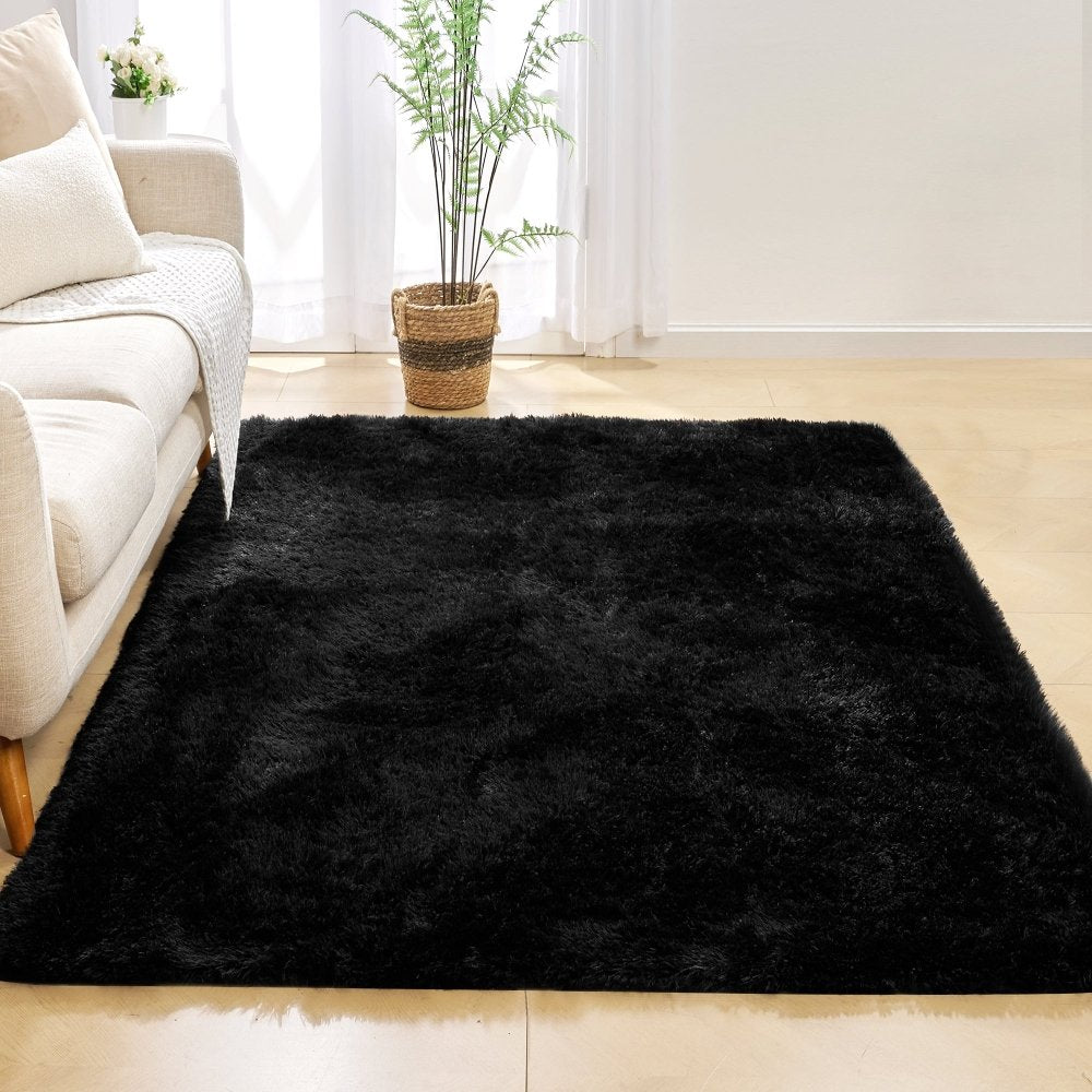 Super Soft Plush Shag Area Rug with Anti - Skid Backing - Deconovo US
