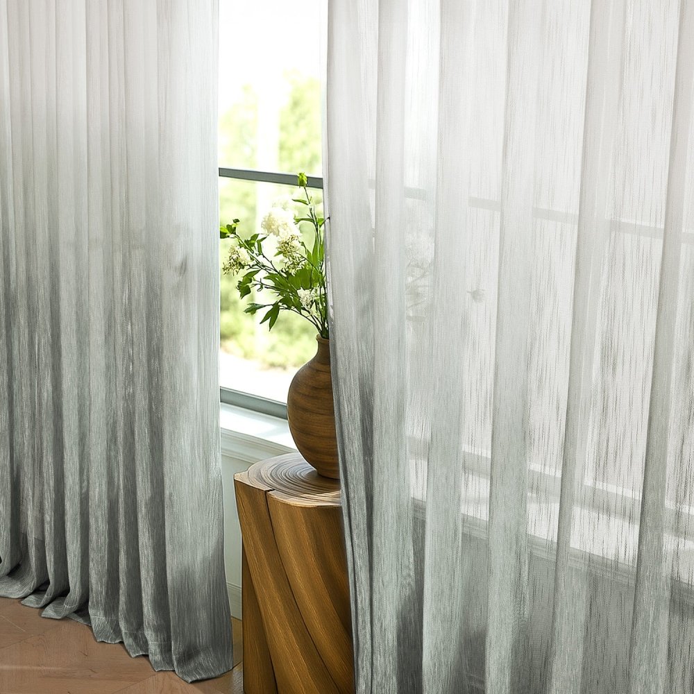 Valentina Gradient Sheer Curtains - Deconovo US
