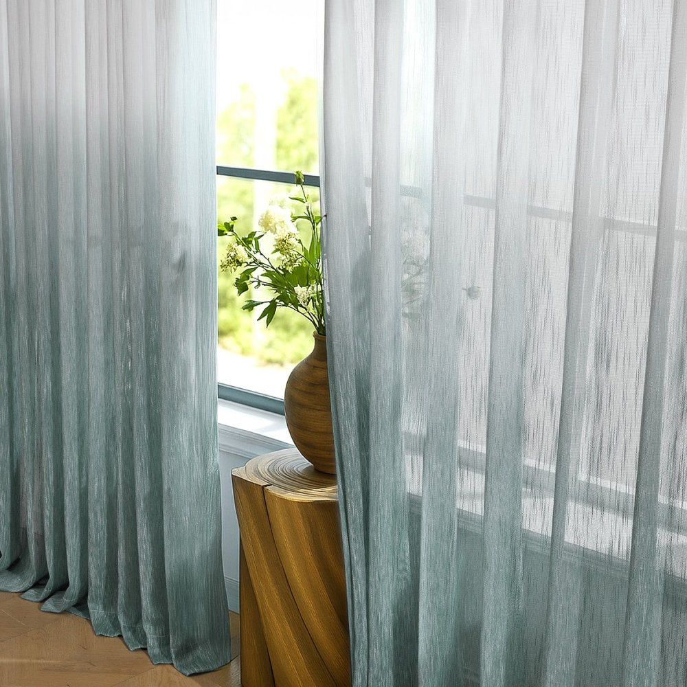 Valentina Gradient Sheer Curtains - Deconovo US