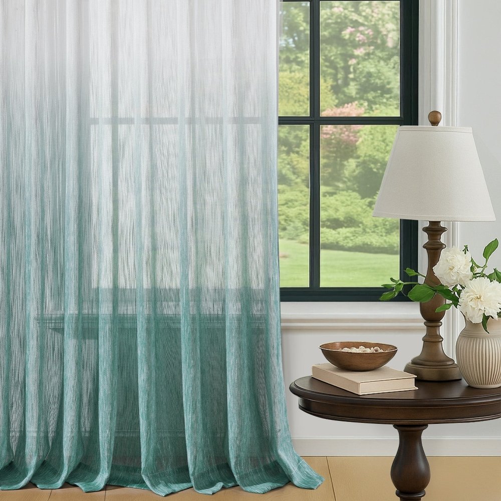 Valentina Gradient Sheer Curtains - Deconovo US