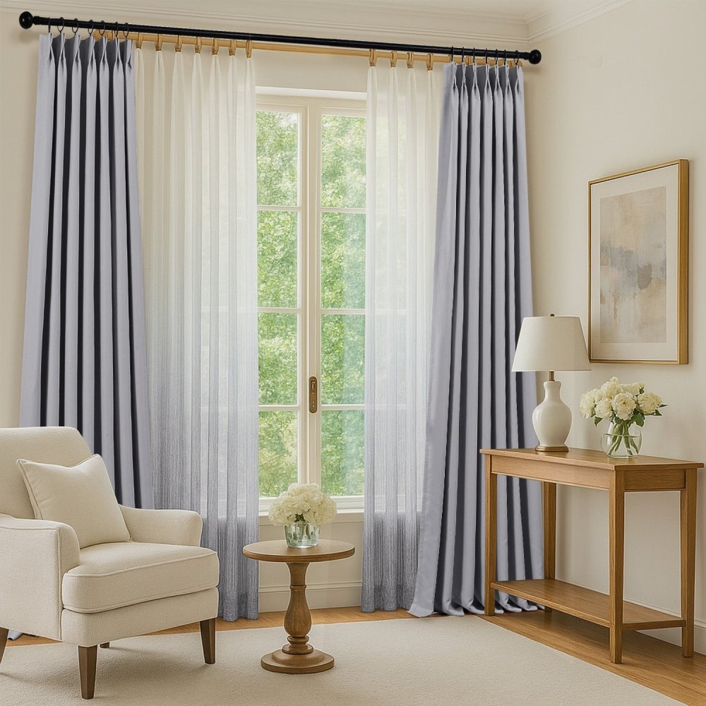 Valentina Gradient Sheer Curtains - Deconovo US