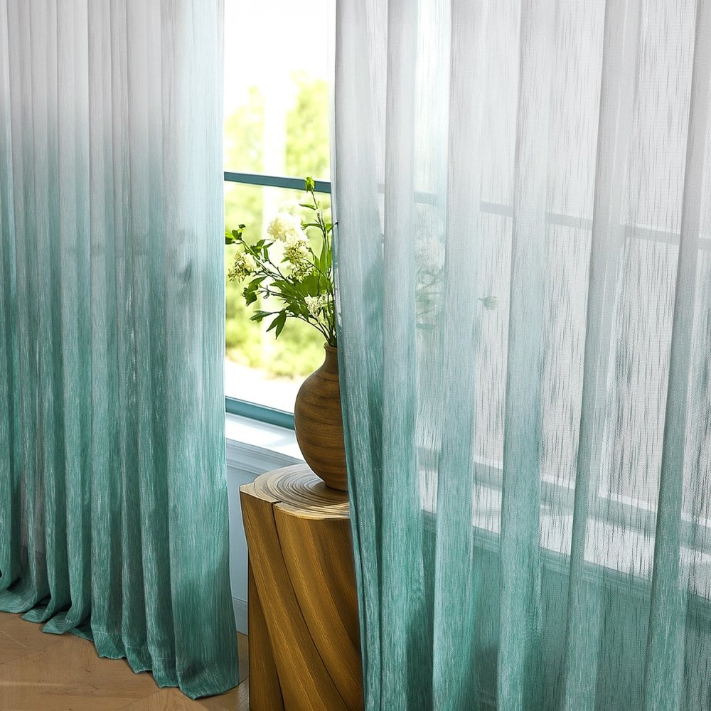 Valentina Gradient Sheer Curtains - Deconovo US