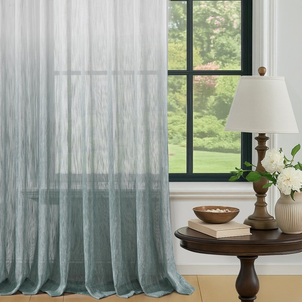 Valentina Gradient Sheer Curtains - Deconovo US