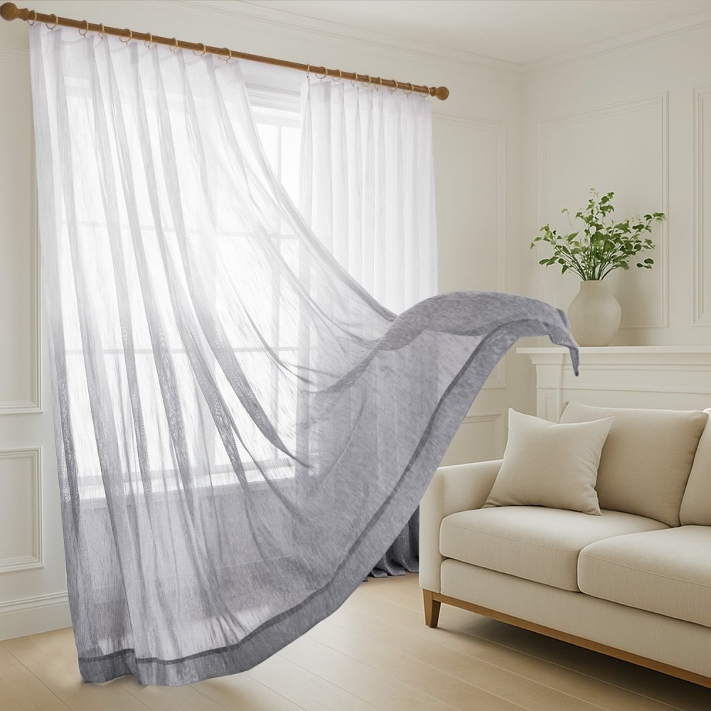 Valentina Gradient Sheer Curtains - Deconovo US