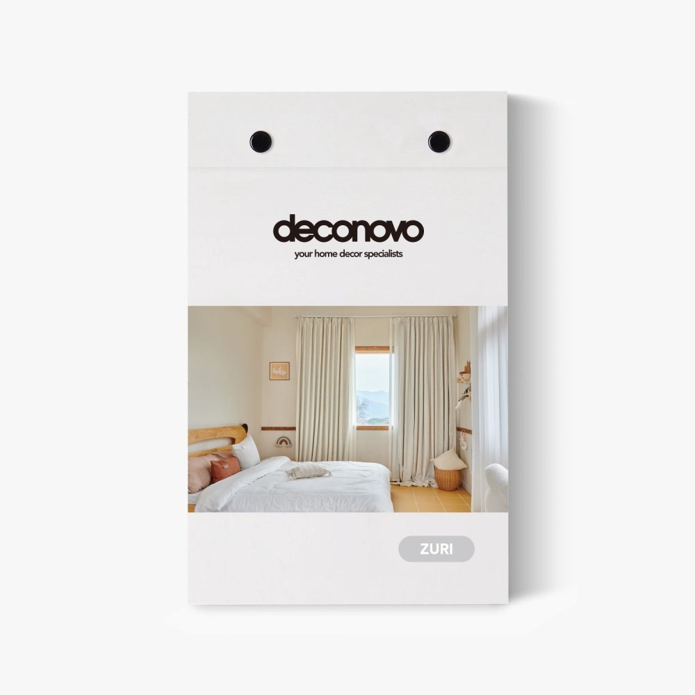 Zuri Linen Blackout Swatches Booklet - Deconovo US