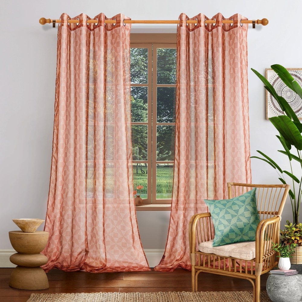 Bohome Nest Sheer Curtains - Deconovo US