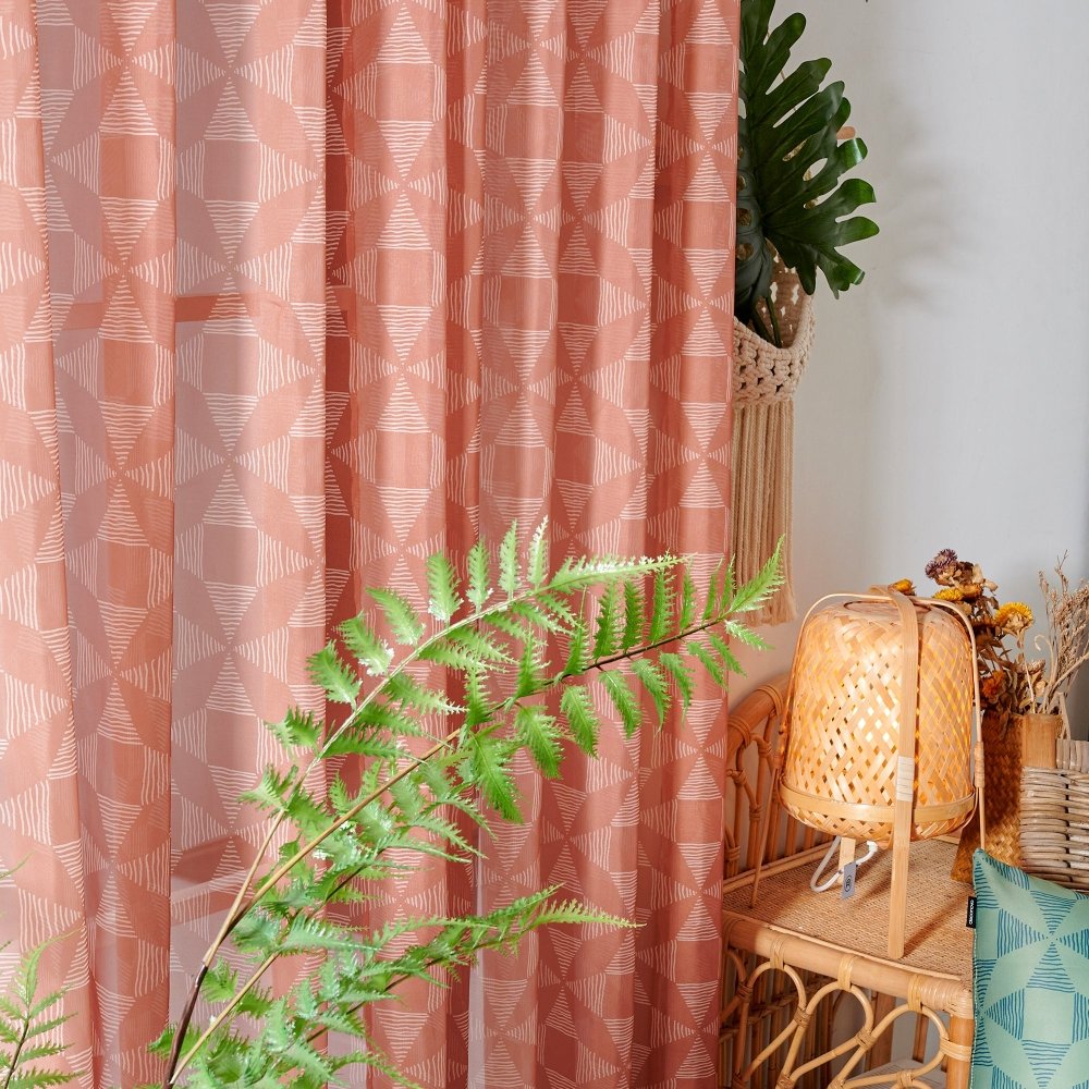 Bohome Nest Sheer Curtains - Deconovo US